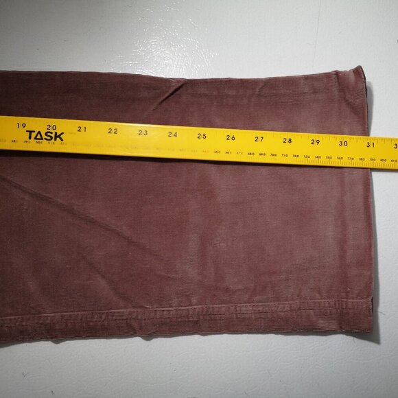 Rafaella Ladies Size 10 Dusty Rose Straight Leg Soft Corduroy Pants - Picture 8 of 8